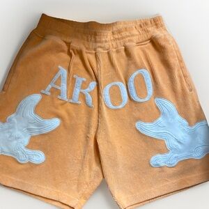 Akoo Peach Corduroy Shorts